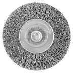 6 Pack 2 Inch Heavy Duty Wire Wheel Brush for Drill - 0.0118" Carbon Steel Bristles, 1/4" Hex Shank, 20000 RPM, Professional Paint & Rust Remover