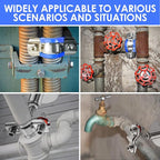 Adjustable Pipe Hangers Supports Stainless Steel 304 - Pipe Bracket Wall Mount Ceiling Mount Pipe Clamp Support with Screws for OD Pipe Tube 19-23mm Applicable Height 50-100mm (2PCS)