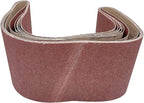 6 x 48-Inch Sanding Belts for Belt Sander 6x48,2 Each of 40 80 120 240 Grits Aluminum Oxide Abrasive Sandpaper, 8 Pack