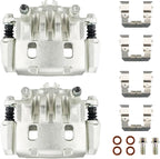 Torchbeam 2PCS Front Driver and Passenger Side Brake Caliper for Subaru Saab model for Forester, Outback, XV Crosstrek, Crosstrek, Legacy, Impreza, Baja, 9-2X, Replace #19B2683B+19B2682B