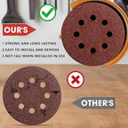 JTIEO 5 Inch Sanding Discs – 100 PCS 180 Grit Sandpaper Assortment, Hook & Loop Orbital Sander Pads, Round Sanding Pads for Random Orbital Sanders