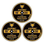 FOXBC 10 inch 200-Tooth Contractor Saw Blade for Plastic, Vinyl Siding, Plywood, OSB, Veneer with 5/8" Arbor - 3 Pack