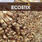 EasyGoProducts Approx. 120 Eco-Stix Fatwood Fire Starter Kindling Firewood Sticks 100% Organic Firestarter for Wood Stoves, Fireplaces, Campfires, Bonfires, Year Round, 10 Pounds