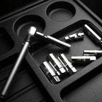 AEROFORCE 14PCS 3/8-Inch Drive Swivel Magnetic Spark Plug Socket Set with 3/8'' Torque Wrench (5-45 Lb.ft/6.8-61.2 Nm), Universal Joint & Extension Bar - Durable CR-V Steel for Easy Spark Plug Removal