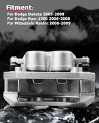 cciyu Front Right Brake Caliper Assembly w/Bracket 18B5008 For Dodge For Dakota 2005-2008,For Dodge For Ram 1500 2006-2008,For Mitsubishi For Raider 2006-2009