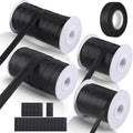 132 ft Expandable Braided Cable Sleeve Wire Loom PET Wiring Sleeving, Mesh Automotive Split Sheathing Wrap Management Heat Shrink for Audio and Other Home Device (1/2 in, 1/4 in, 3/8 in,3/4 in,Black)