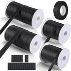 132 ft Expandable Braided Cable Sleeve Wire Loom PET Wiring Sleeving, Mesh Automotive Split Sheathing Wrap Management Heat Shrink for Audio and Other Home Device (1/2 in, 1/4 in, 3/8 in,3/4 in,Black)
