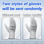 Schwer 12 Pairs ANSI A6 Cut Resistant Gloves CR7120 Cut Proof Work Gloves, Touchscreen, for Men and Women Used for Woodworking, Glass Cutting, Construction, Cargo Handling, Car Repair, M