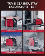 ARCCAPTAIN Upgraded 110V/220V Stick Welder, [Large LED Display] 160A ARC/Lift TIG Welding Machine with Synergic Control, IGBT Inverter Portable MMA Welder Machine with Hot Start/Arc Force