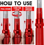 1/2-Inch Drive Click Torque Wrench, Torque Wrench 1/2 Drive 10-160FT.LB/13.6-217N.M with a XIPE Storage Tray, Red
