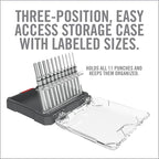 Real Avid 11-Piece Pin Punch Set - Portable All-in-One Punch Set with Storage Case - Choose Between Roll Pin, Standard or Brass and Steel Set
