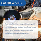 100 Pack 5 Inch Cut Off Wheels for Metal and Stainless Steel Cutting Discs for Angle Grinders 5 x .040 x 7/8 Inch