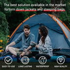 Down Jacket Repair Patches - Highly Effective Repair of Nylon Fabric, Waterproof Self-Adhesive Repair Patch for Down Jackets, Tents, Raincoats, Outdoor Equipment