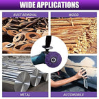 10 Pack Strip Discs Stripping Wheel for Angle Grinder, 4-1/2" x 7/8" Rust Remover Discs, Clean and Remove Paint Coating Rust Welds Oxidation(Purple)