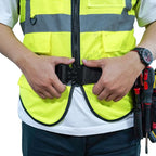 MELOTOUGH 2" Nylon Web Work Tool Belt for Men with Heavy Duty Quick Release Rugged Metal Buckle outdoor men's belt Tool Belts (Black)