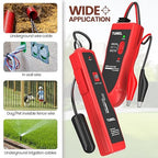 Underground Wire Locator, Underground Cable Locator with Rechargeable 1100mAh Battery, Cable Tester for Pet Fence