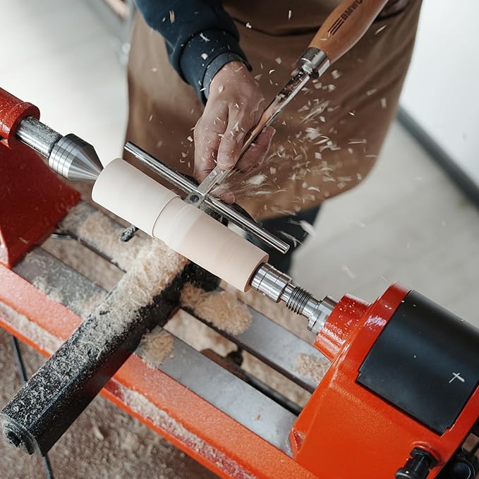 Overall length 23 3/4" Carbide Tipped Radius Rougher Chisel For Woodturning, Beech handle length: 15 1/2", Tool bar length: 8 1/4", with 15 * 15 * 2.5mm-R50 TCT ARC SQUARE BLADE
