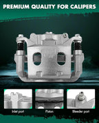 SCITOO 19B7100 Front Left Disc Brake Caliper Assembly w/Bracket For INFINITI For JX35 2013,For INFINITI For QX60 2014-2020,For Nissan For Murano 2015-2022,For Nissan For Pathfinder 2013-2020