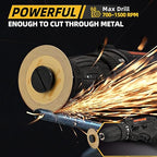 Diamond Cutting Wheel 2 Inch Die Grinder Cut Off Wheel for Metal & Stainless Steel, Nuts, Bolts, Screws, Gypsum, Ceramic, Glass, PVC Pipe, Rotary Tool Drill Cutter Attachment