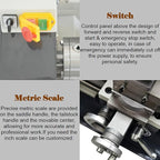 Metal Bench Lathe Machine 8 * 16 Inch Switch Imperial and Metric Scale Automatically for Milling Drilling Metal Working with Adjustable Speed 3-Jaw Chuck Emergency Stop Switch 1100W