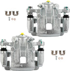 cciyu Rear Left & Right Brake Calipers Assembly w/Bracket 19B6467 19B6466 2012 2013 2014 2015 2016 2017 For Hyundai For Azera,2011 2012 2013 2014 2015 2016 For Kia For Optima