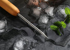 New Star Carbon Steel Ice Pick with Hard Wood Handle, 7.5-Inch