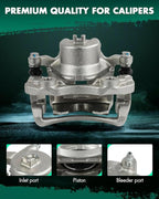 SCITOO Front Left Brake Caliper With Bracket 19B2618 Compatible For Nissan For Sentra 2000-2006
