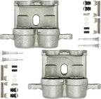 Torchbeam Brake Calipers Set for Chevrolet Silverado 1500 1999-2006, Chevrolet Silverado 2500 HD 2001-2010, GMC Sierra 1500 1999-2006, Chevrolet Tahoe, Front or Rear Calipers Replace # 184728+184729