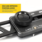 SST - Stair Gauge & Layout Tool - Accurately Measure Angles, Lengths & Edges - Durable CNC Aluminum Construction - Removable Pins for Precise Transfer of Stair Treads, Risers - 3-Year Warranty
