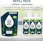 Puracy Natural Dish Soap Refill - Skin-Softening Plant-Based Liquid Dishwashing Detergent Soap, Clean-Rinsing Water-Sheeting Formula (Green Tea & Lime, 48 fl oz)