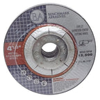 Benchmark Abrasives Grinder Cut Off Wheels 4 1/2 Inch Aluminum Oxide Depressed Center Thin Type 1 for Metals, .045" Thick 7/8" Arbor, Angle Grinder Cutting Disc, Grinding Cutting Wheel - 50 Pack