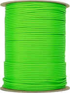 The Paracord Store | Type III 550 Paracord - 250 FT Spool, Neon Green | Heavy Duty 7 Strand Tactical Paracord - USA Made Nylon Outdoor Parachute Cord for Camping, Fishing & More - Survival Cord