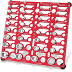 55 Thread Checker - Nut and Bolt Thread Checker Standard and Metric, Bolt Size Finder Bolt and Nut Identifier Gauge with 20 Standard & 16 Metric & 19 Drill Gauges, Bolt Thread Gauge Inch & Metric