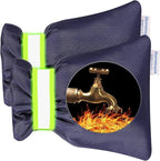 2Pack Outdoor Faucet Covers for Winter - Pro 6.7"W x 8.3"H Outdoor Water Faucet Covers Socks for Winter Freeze Protection Pipe Insulation Reusable Waterproof Insulated Spigot backflow Cover,Blue