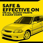 Meguiar's Mirror Glaze M105 Ultra-Cut Compound, Car Rubbing Compound for Removing Scratches and Heavy Swirls While Adding Shine, Safe and Effective on All Glossy Car Paint and Clear Coats, 8 oz