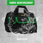 20 Inch Tool Bag With Comfortable Shoulder Straps, Waterproof Wide Mouth Tool Kit, Large Tool Bag Tool Storage Package For Men/Women (20IN Green)