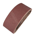 4x24 Sanding Belts 15PCS Belt Sander Paper Aluminum Oxide (3 Each of 80/120/150/240/400 Grits) Ideal for Wood Metal Paint Sanding