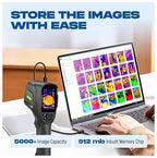 Kalliber Thermal Imaging Camera - 320 x 240 Screen Resolution, Inbuilt Storage 5000+ Images, 15 Hour Battery Handheld - 25Hz Infrared Camera, High/Low Temp Alarm, HVAC, Inspection & Electrical Faults