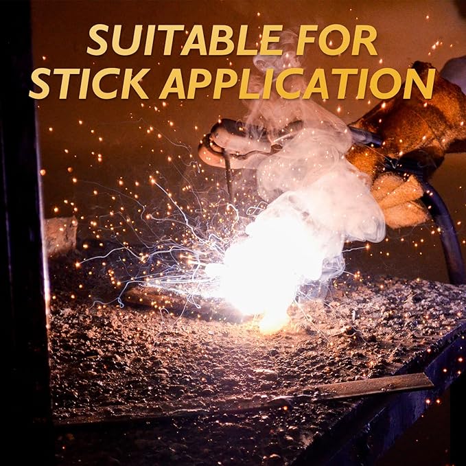 TOOLIOM E6011 Low Hydrogen Welding Rod 1/8" 5LB Carbon Steel Stick Electrodes