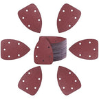 100-Pack Mouse Sandpaper (5-Hole) 100 Grit for Mouse Detail Sanders, Premium Aluminum Oxide, Easy to Replace, Ideal for Woodworking, Furniture Refinishing, and Crafting