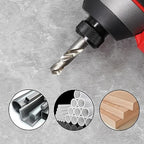 Stubby Drill Bit Set for Metal,6 pcs 1/4" Hex Shank M2 HSS for Quick Change,Short Drill Bits for Right Angle Adapter and Tight Spaces,Metal Drill Bit Set for Steel, Wood, Plastic, etc.