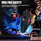 AWT Welding Machine Handheld 90Amp,ARC Welder/Lift TIG 110V Hand Held Welder Machine,Digital Display IGBT Inverter Welder Portable MMA Welder Machine,Welding Tool Set and Toolbox,Ideal for Home DIY