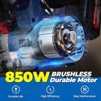 Dong Cheng Cordless Circular Saw 7-1/4-Inch 5,000 Rpm, Cutting Depth 65mm, 0-45° Adjustable, with Dust Collection Adaptor, 24T & 40T TCT Blade Included, Battery and Charger Kit (4.0Ah)