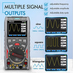 Abestop AT312G Oscilloscope Multimeter 3 in 1 Handheld Oscilloscope with 12MHz Bandwidth 50MSa/s Sampling Rate Built-in Generator Voltage Tester Multimeter Function