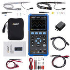 HDS272 Oscilloscope, 70MHz Bandwidth Dual Channel Oscilloscope Multiumeter, 2 in 1 Function 20,000 Counts Multiumeter 3.5" LCD for Electronic Measurement Circuit Design, Test, Repair
