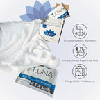 XL Wet Wipe Cleansing Body Wipes All Natural - 3 Pack Individual Pouches - Gentle & Unscented - No Rinse Bathing and Shower Wipe - Great for After Workout, Camping, Travel, Yoga, Gym