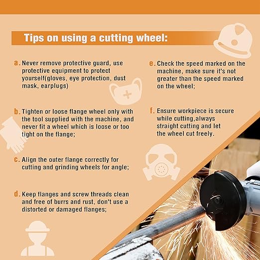 WORKPRO 10-Pack Cut-Off Wheels, 4-1/2 x 7/8-inch Metal&Stainless Steel Cutting Wheel, Thin Metal Cutting Disc for Angle Grinder
