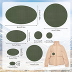 Down Jacket Repair Patches - Highly Effective Repair of Nylon Fabric, Waterproof Self-Adhesive Repair Patch for Down Jackets, Tents, Raincoats, Outdoor Equipment