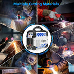 Reboot Plasma Cutter, 2025 Upgraded 60Amps Cutter Machine with 120/240V Dual Voltage DC Inverter IGBT 1/2 Inch Clean Cut for Beginners DIY and Small Business Projects