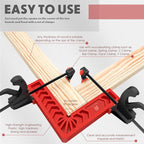 Positioning Squares, 90 Degree Corner Clamp, Right Angle Clamp Woodworking Tool, Carpentry Squares, Carpenter Tool for Picture Frames, Cabinets or Drawers, Set of 6（3" 4"6"）